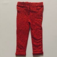 Pantalon strech rouge cœurs ORCHESTRA – 18M