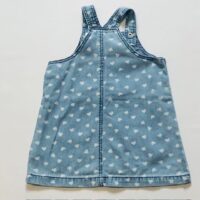 Robe jean cœurs H&M – 12M