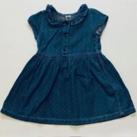 Robe jean à pois PETIT BATEAU – 18M