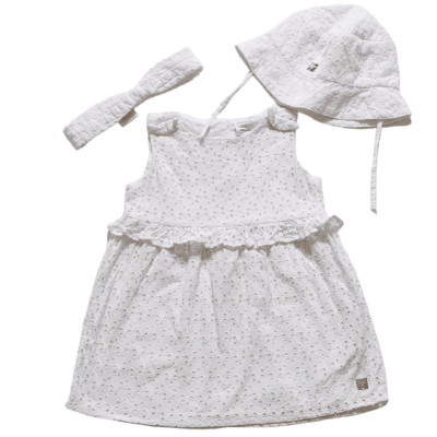 Ensemble robe + chapeau + bandeau CARREMENT BEAU - 2A