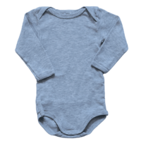 Body manches longues gris chiné PETIT BATEAU – 12M