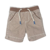 Short fines rayures marron OBAÏBI - 3M