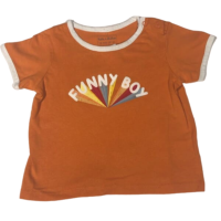 T-shirt orange BOITE A MALICE – 18M