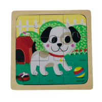 Puzzle en bois chien JANOD