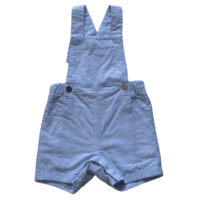 Salopette short rayures bleu clair JACADI – 12M