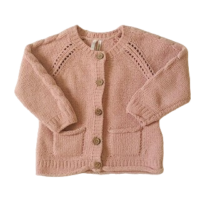 Gilet maille douce rose ORCHESTRA – 9M