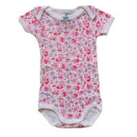 Body manches courtes fleurs PETIT BATEAU – 6M