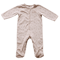 Pyjama velours rose cœurs GEMO – 12M