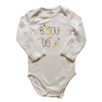 Body manches longues Bisous Doux DPAM – 12M