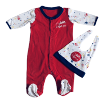 Pyjama coton + bonnet L’EFFET PEÏ – 9M