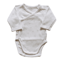 Body manches longues blanc motifs ours BOUTCHOU – 0M