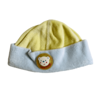 Bonnet velours vert et bleu SUCRE D’ORGE – 1M