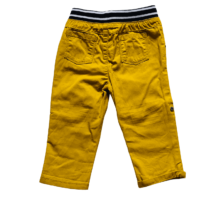 Pantalon taille élastique jaune OBAÏBI – 12M