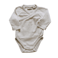 Body croisé blanc ourson KIABI – 1M