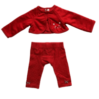 Ensemble boléro + legging rouge ORCHESTRA – 1M