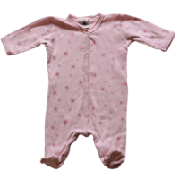 Pyjama coton rose fleuri PETIT BATEAU – 1M