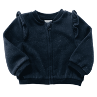 Gilet bleu marine à paillettes dorées TAO – 6M