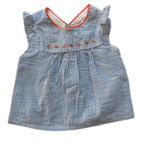 Blouse rayures bleues OBAÏBI – 6M