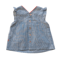 Blouse rayures bleues OBAÏBI – 6M