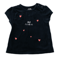 T-shirt bleu marine KIABI – 6M