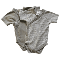 Lot de 2 bodies gris clair MIGNON – 0M