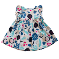 Robe motifs bleus  DPAM – 6M