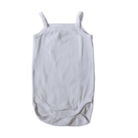 Body blanc fines bretelles ABSORBA – 6M