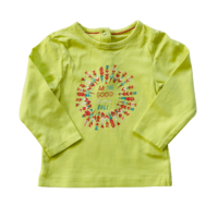 T-shirt vert anis ORCHESTRA – 12M