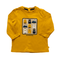 T-shirt jaune moutarde OBAÏBI – 9M