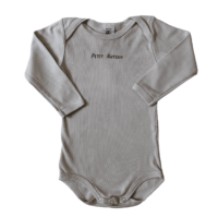 Body manches longues gris PETIT BATEAU – 9M