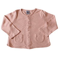 Gilet léger rose PETIT BATEAU – 18M