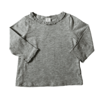 T-shirt manches longues gris chiné H&M – 9/12M