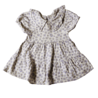 Robe gaze de coton fleurs mauves ZARA – 12/18M