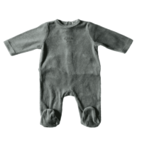 Pyjama velours gris « Little one » BOUTCHOU – 1M