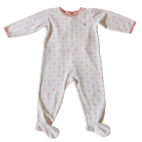 Pyjama velours bateaux roses PETIT BATEAU – 18M