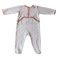 Pyjama velours bateaux roses PETIT BATEAU – 18M