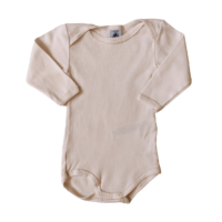 Body manches longues rose pâle PETIT BATEAU – 6M