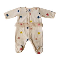 Pyjama velours étoiles  PETIT BATEAU – 3M