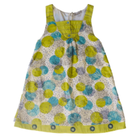 Robe verte pois et motifs floraux ORCHESTRA – 5A