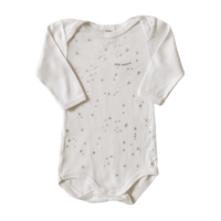 Body ML blanc étoiles argentées PETIT BATEAU – 3M