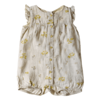 Combinaison lin fleurie H&M – 9M