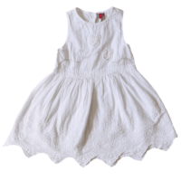 Robe blanche brodée ORCHESTRA – 12M