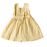 Robe jaune à smocks  – 6M