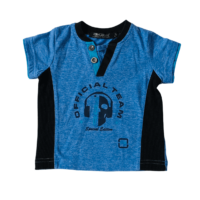 T-shirt bleu et noir RG512 – 6M