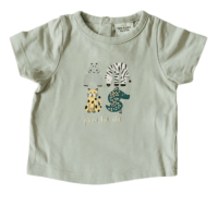 T-shirt vert animaux TAO – 3M