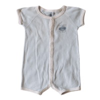 Barboteuse fines rayures bleues PETIT BATEAU – 1M