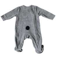 Pyjama velours gris calin comme mon lapin ORCHESTRA – 3M