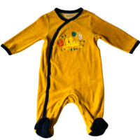 Pyjama velours jaune tigre ORCHESTRA – 9M