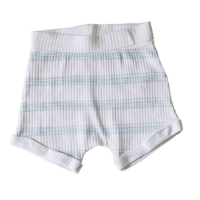 Short blanc rayé bleu PRIMARK – 6M