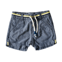 Short jean ceinture lacet OBAÏBI – 6M